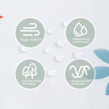 Eva αδιάβροχο κάλυμμα για τη σκόνη ψυγείου, τσάντα αποθήκευσης πολλαπλών λειτουργιών με αδιάβροχη σκόνη, κάλυμμα πλυντηρίου ρούχων οικιακής εκτύπωσης