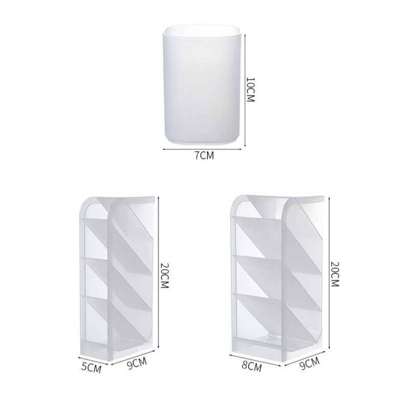 Organizator de birou pentru depozitare pixuri Suport perie Suport pentru creion de birou pentru rechizite școlare Papetărie Kawaii și cutie de depozitare pentru machiaj de birou