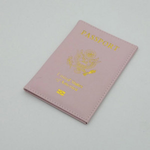 Személyre szabott bőr USA útlevélborító Testreszabott utazási útlevéltartó Amerikai pénztárcaborítók Passports Girls America számára