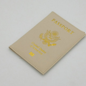 Személyre szabott bőr USA útlevélborító Testreszabott utazási útlevéltartó Amerikai pénztárcaborítók Passports Girls America számára
