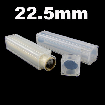 1 KOM tuba za kovanice Kutija za pohranjivanje kovanica PP plastika Izravno pristajanje 19 mm 20,5 mm 22,5 mm 25 mm 27 mm ili 30 mm kovanice