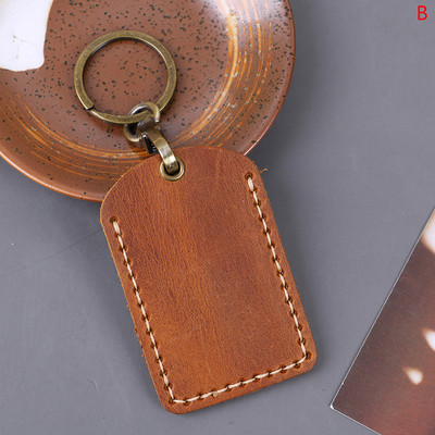 Vintage ādas atslēgu futrālis Atslēgu piekariņš Durvju slēdzene Piekļuves kontroles etiķetes Atslēgu piekariņa birkas ID kartes futrālis Atslēgu piekariņa piekļuves kartes soma Atslēgu piekariņš atslēgu piekariņš