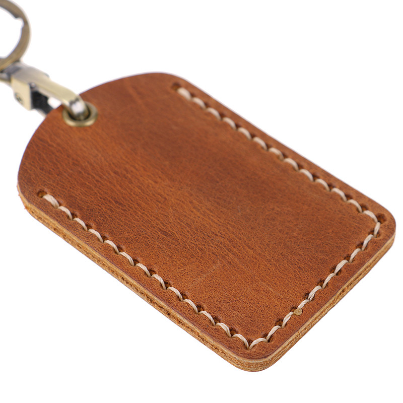 Vintage ādas atslēgu futrālis Atslēgu piekariņš Durvju slēdzene Piekļuves kontroles etiķetes Atslēgu piekariņa birkas ID kartes futrālis Atslēgu piekariņa piekļuves kartes soma Atslēgu piekariņš atslēgu piekariņš