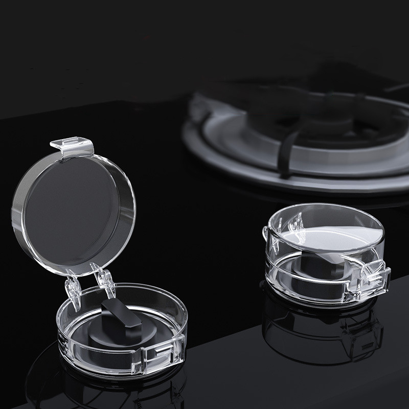 Läbipaistvad pliidinupu kaitsekatted, pliidinupu kate, lastekaitse, kuumakindel lastekindel lukk ahju/pliidi jaoks