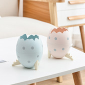 Kreatív dinoszaurusz tojás alakú tolltartó iskolai irodai asztali rendszerező Kawaii sminkecset rendszerező aranyos asztaldísz íróasztal
