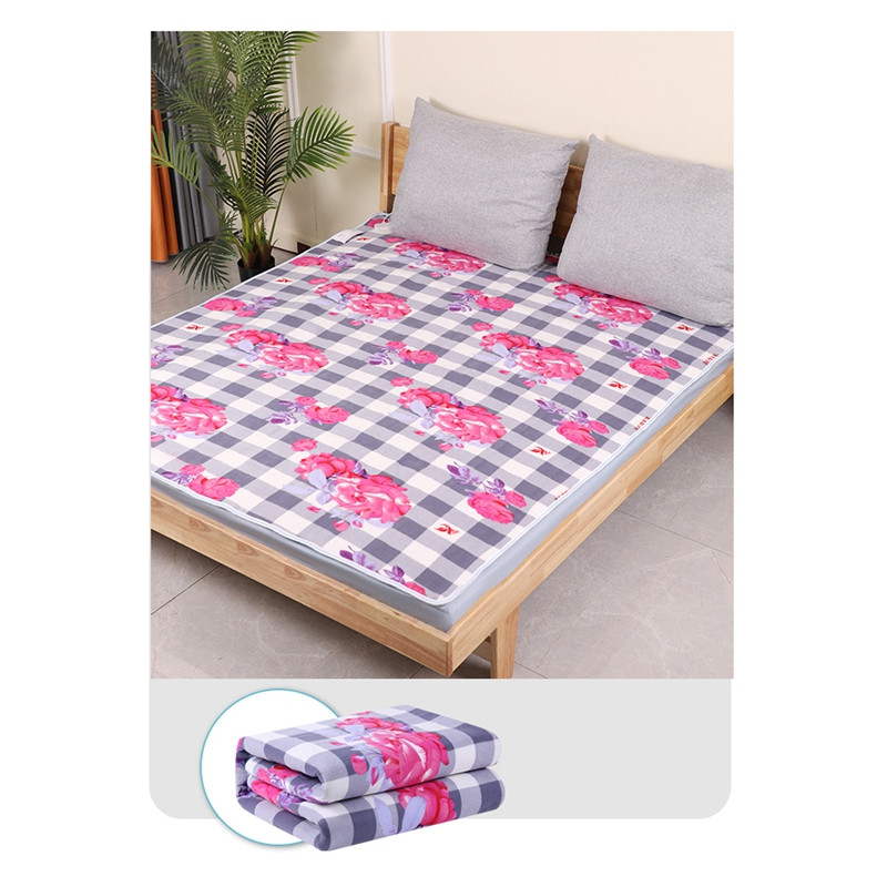 1,8X1,2M elektrinė šildoma antklodė Storesnė šildymo antklodė termostato kilimas žiemai šiltesniems paklodėms 220V EU kištukas