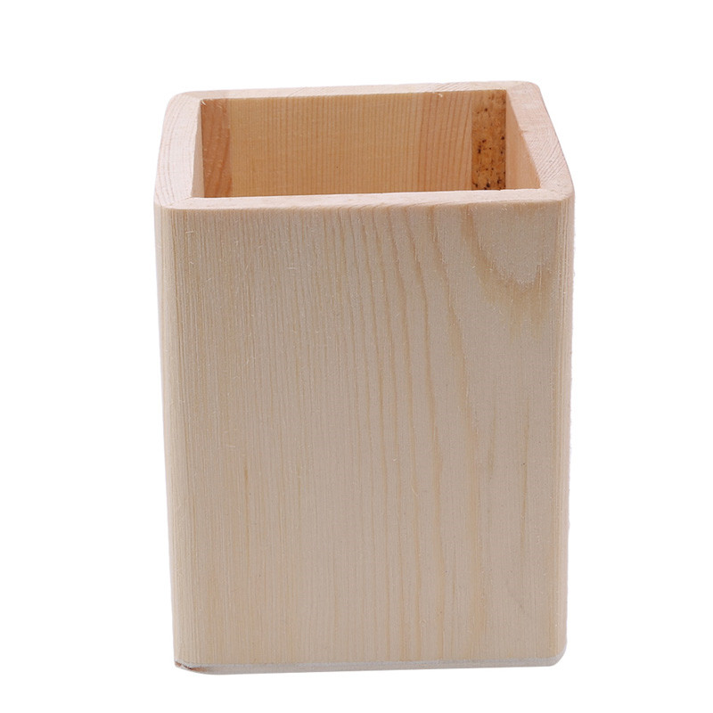 Jauns biroja organizators galddators koka pildspalvu uzglabāšanas kaste Zīmulis pods pildspalvas turētājs grima otas konteiners mājas biroja kancelejas piederumi