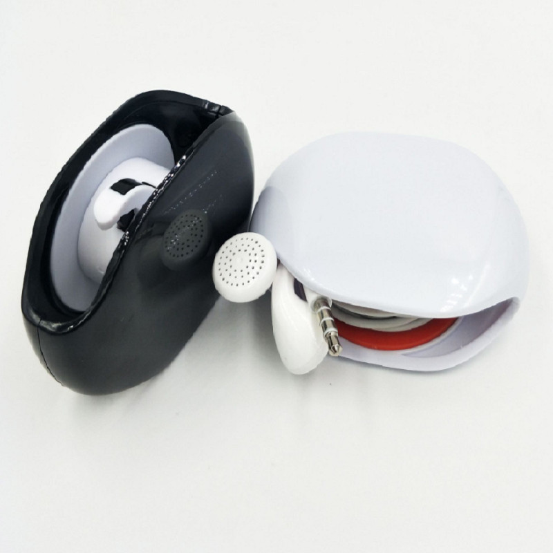 Jauna austiņu kabeļa automātiskā uztīšanas datu kabeļa uzglabāšanas kaste