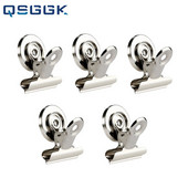 5GB Spēcīgi pastāvīgi magnētiski apaļi metāla saspraudes biroja mācību piezīmes piezīme Quick Stick a Clip Praktiski pretkorozijas glabāšanas rīki