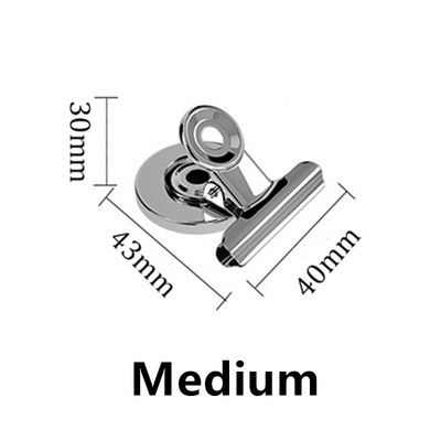 5GB Spēcīgi pastāvīgi magnētiski apaļi metāla saspraudes biroja mācību piezīmes piezīme Quick Stick a Clip Praktiski pretkorozijas glabāšanas rīki