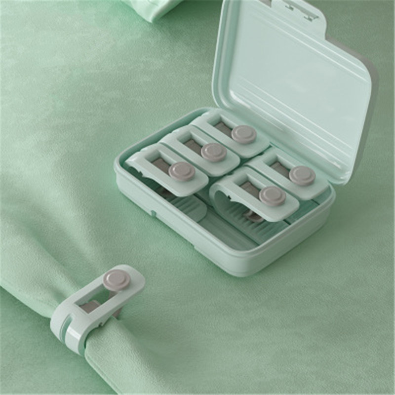 1/6GAB segas fiksācijas klipsi gultas palaga segas pārvalks fiksējošais turētājs Neslīdošs, bezadatas segas klipsis gultas palagi, palagi pret skriešanu