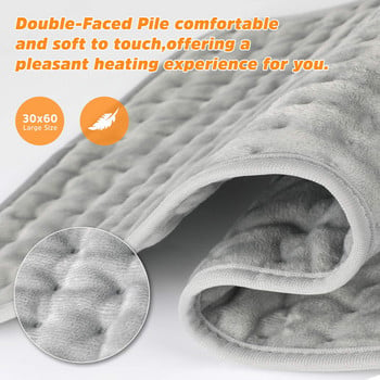 TINO Ηλεκτρικά μαξιλάρια θέρμανσης για ανακούφιση από τον πόνο στην πλάτη, τον αυχένα και τους ώμους, 6 ρυθμίσεις θερμότητας, με αυτόματη απενεργοποίηση, που πλένονται στο πλυντήριο