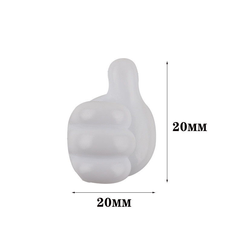 5/10 vnt Silikoninis nykščio sieninis kabliukas kabelio valdymo vielos organizatorius sieniniai kabliukai pakabos laikymo laikiklis virtuvei vonios kambariui