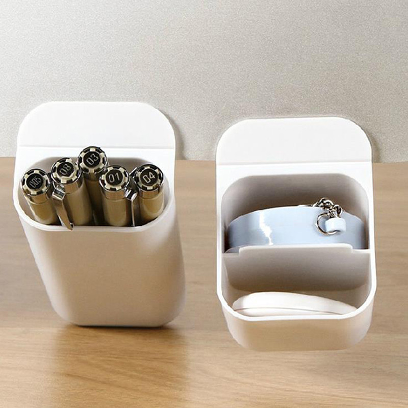 Galds zem ielīmēšanas plastmasas slēptās galda atvilktnes organizators piezīmes pildspalva kancelejas preces uzglabāšanas kaste futrālis rakstāmgalda atvilktne sadalītājs kancelejas preces jauns