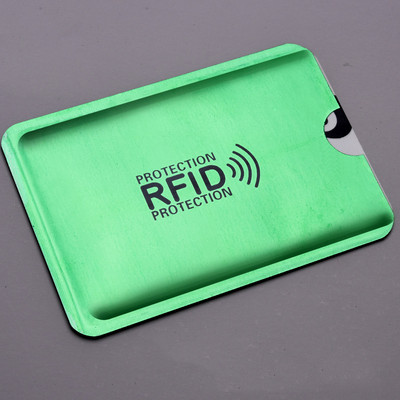 5 db Anti Rfid Wallet Blocking Reader Nfc Lock Id Bankkártya tartó Útlevél védelem Fém hitelkártya tartó személyazonosító kártya tok