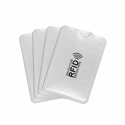 5 db Anti Rfid Wallet Blocking Reader Nfc Lock Id Bankkártya tartó Útlevél védelem Fém hitelkártya tartó személyazonosító kártya tok