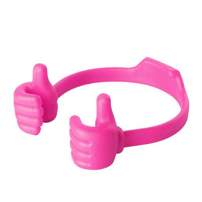 1PC Thumbs Up Βάση κινητού τηλεφώνου Ταινία Παρακολούθηση Lazy Bed Desktop Mount Stand Αστεία θήκη για τηλέφωνο подставка под телефон