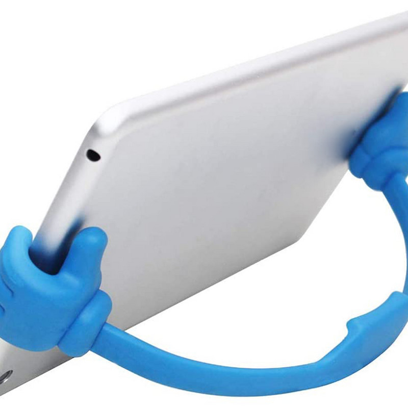 1PC Thumbs Up Βάση κινητού τηλεφώνου Ταινία Παρακολούθηση Lazy Bed Desktop Mount Stand Αστεία θήκη για τηλέφωνο подставка под телефон