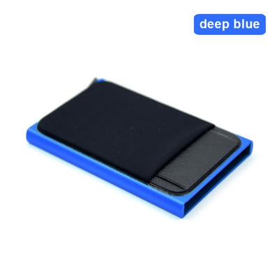 Pop Up Id RFID kártya Férfi pénztárca mini csomag alumínium fém védőfelszerelés tárolótáska intelligens automata női pénztárca kártyatartó