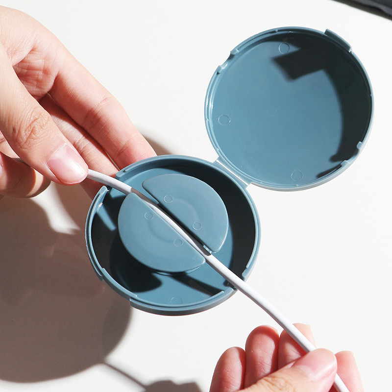 Datu kabeļa glabāšanas kastes uztvērējs Mini portatīvo austiņu lādētājs Fiksēti paņemami galda virsmas šķirošanas un kastes mājas biroja krātuves piederumi