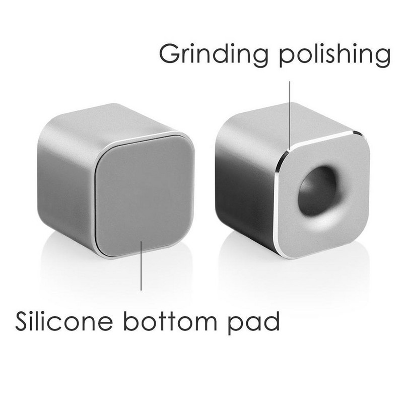 Pretslīdošs daudzfunkcionāls viena zīmuļa statīva turētājs, mini alumīnija sakausējuma pildspalvu turētāja pamatnes rotājums mājas biroja skolai