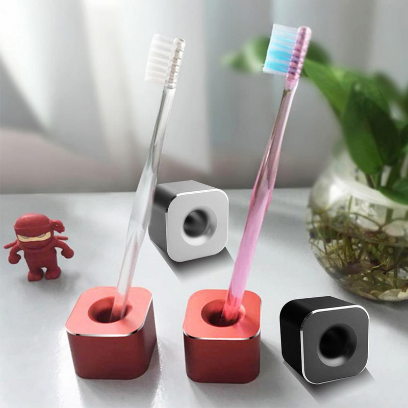 Pretslīdošs daudzfunkcionāls viena zīmuļa statīva turētājs, mini alumīnija sakausējuma pildspalvu turētāja pamatnes rotājums mājas biroja skolai