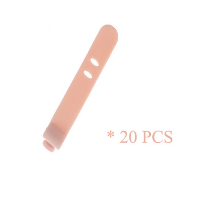 20/10/2 gab Silīcija stieples organizators svītru kabeļa josla USB līnijas datu līnijas turētājs josta biroja kabeļa vads uzglabāšanas sprādzes pārsējs