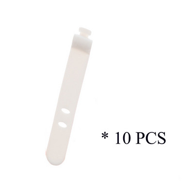 20/10/2 gab Silīcija stieples organizators svītru kabeļa josla USB līnijas datu līnijas turētājs josta biroja kabeļa vads uzglabāšanas sprādzes pārsējs