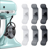 1/2/6/8Gb Silikona vada ietīšanas kabeļa vadības klipsis Strāvas kabeļa turētājs biroja virtuves ierīcēm Stiepļu uztīšanas organizators