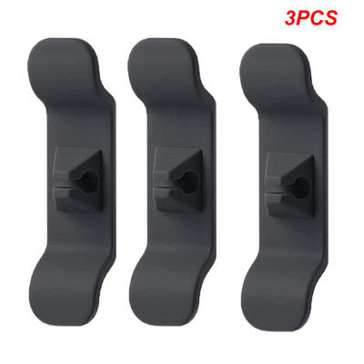 1/2/6/8Gb Silikona vada ietīšanas kabeļa vadības klipsis Strāvas kabeļa turētājs biroja virtuves ierīcēm Stiepļu uztīšanas organizators