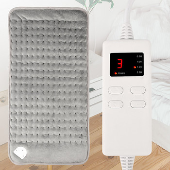 120 W електрическо одеяло, 6-скоростна нагревателна подложка за физиотерапия, покривало за шалове, затопляне на краката, зимна топла нагревателна подложка за болки в гърба