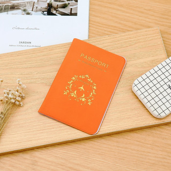 Персонализирана кожена корица за паспорт на САЩ Персонализиран притежател на паспорт за пътуване Калъфи за американски портфейл за паспорти uspassport WWO
