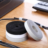 5m čičak samoljepljiva traka za pričvršćivanje Kuke za višekratnu upotrebu Petlje Vezica za kabel Žičane trake Čarobna traka DIY pribor