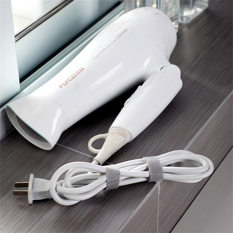 5 m-es tépőzáras öntapadó rögzítőszalag újrafelhasználható kampók hurkok kábelkötegelő drótszíjak varázsszalag barkácsolás tartozékok