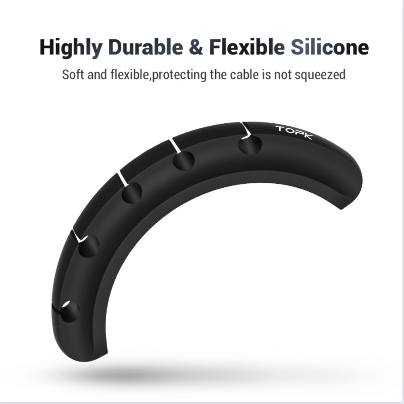 TOPK datora galddators automašīnas līnijas centrmezgls datu kabeļa uzglabāšanas organizators galddatora organizētājs peles uzlādes kabelis austiņu klips