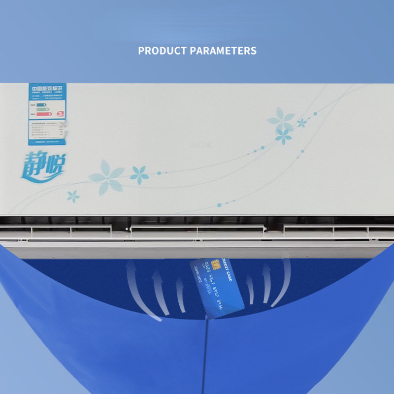 100 cm storio valiklis oro kondicionavimas Valymo dangtelis PVC su vandens vamzdžiu Home 1-1.5P Split pakabinamas oro kondicionieriaus įrankiai