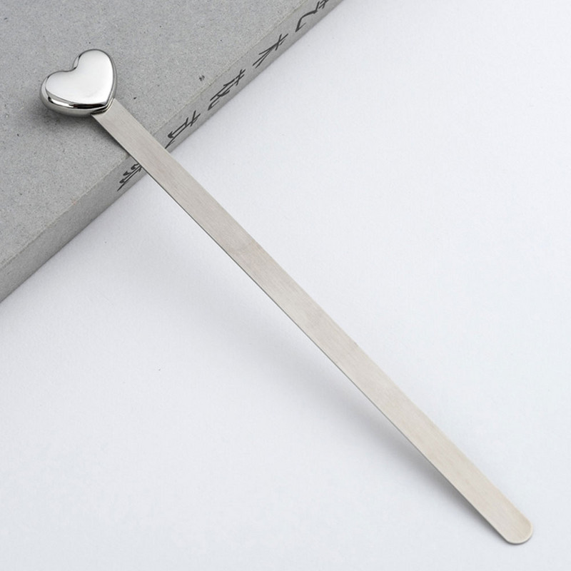 Modes, vienkāršas, sarkanas, mīlestības sirds metāla grāmatzīmes, radošas, skaistas, augstas kvalitātes grāmatzīmju lasīšanas palīga grāmatu atbalsts