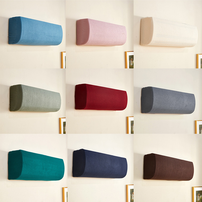 Capac de praf pentru aer condiționat, culoare solidă, decorațiuni pentru casă. Protector moale montat pe perete