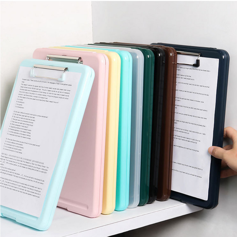 Document Paper Organizer A4 File Box Clear Desk Storage Clipboard Storage Office School Accessories for Office Organizer φάκελοι