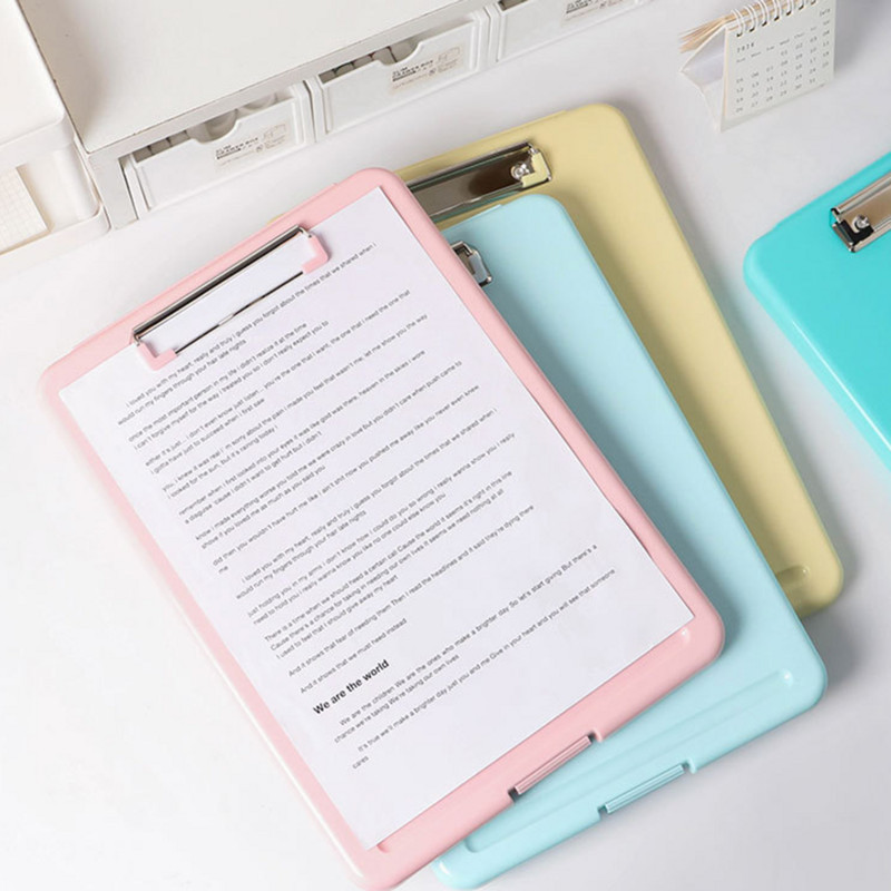 Document Paper Organizer A4 File Box Clear Desk Storage Clipboard Storage Office School Accessories for Office Organizer φάκελοι