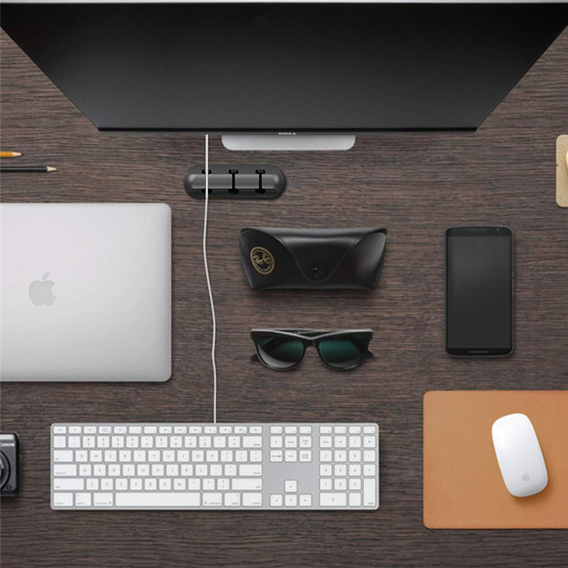 USB kerimiskaabli hoidik silikoonkaabli korraldaja Paindlik USB kerimisklambrite hoidik hiire klaviatuuri jaoks kõrvaklappide peakomplekti jaoks