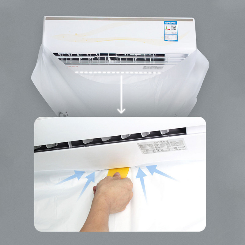 Gaisa kondicionētāja ūdensnecaurlaidīgs tīrīšanas vāks putekļu mazgāšanas aizsargs Gaisa kondicionētāja tīrīšanas rīks Ūdens uztvērēja vāka piederumi