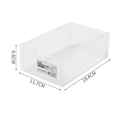 Galda organizators Atvilktņu tips Kancelejas preču glabāšanas plaukts Kosmētikas uzglabāšanas kaste Galda plastmasas kastīte var tikt sakrauta brīvi apvienota