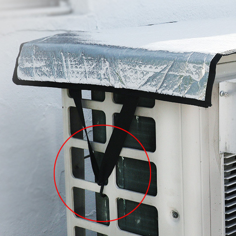 Lauko atsparus lietui oro kondicionavimo dangtis oro kondicionierius vandeniui atsparus dulkių dangtelis plovimas nuo dulkių apsaugantis nuo sniego valymo maišelis