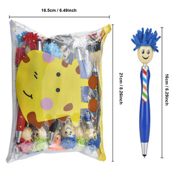 Електронна подложка Телефон Touch Pen Комплект и химикалки с MOP Topper Стилус и пакетна чанта Детски подарък