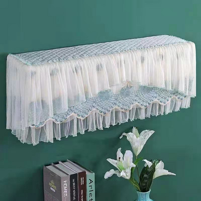 Viegls luksusa izšūšanas gaisa kondicionētājs, putekļu necaurlaidīgs audums mājas dekorēšanai, putekļu pārsegs pret triecienu, piekarināms tipa kondicionieris