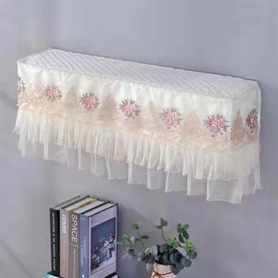 Viegls luksusa izšūšanas gaisa kondicionētājs, putekļu necaurlaidīgs audums mājas dekorēšanai, putekļu pārsegs pret triecienu, piekarināms tipa kondicionieris