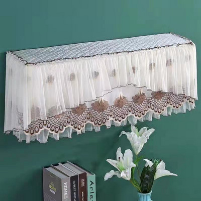 Viegls luksusa izšūšanas gaisa kondicionētājs, putekļu necaurlaidīgs audums mājas dekorēšanai, putekļu pārsegs pret triecienu, piekarināms tipa kondicionieris