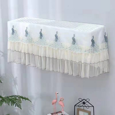 Viegls luksusa izšūšanas gaisa kondicionētājs, putekļu necaurlaidīgs audums mājas dekorēšanai, putekļu pārsegs pret triecienu, piekarināms tipa kondicionieris