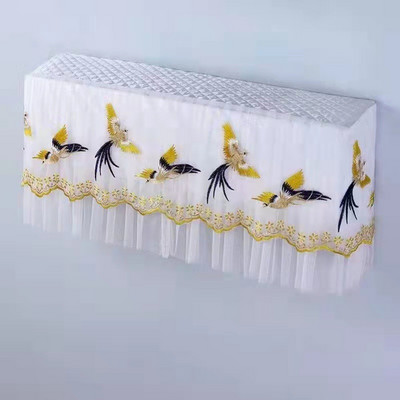 Viegls luksusa izšūšanas gaisa kondicionētājs, putekļu necaurlaidīgs audums mājas dekorēšanai, putekļu pārsegs pret triecienu, piekarināms tipa kondicionieris